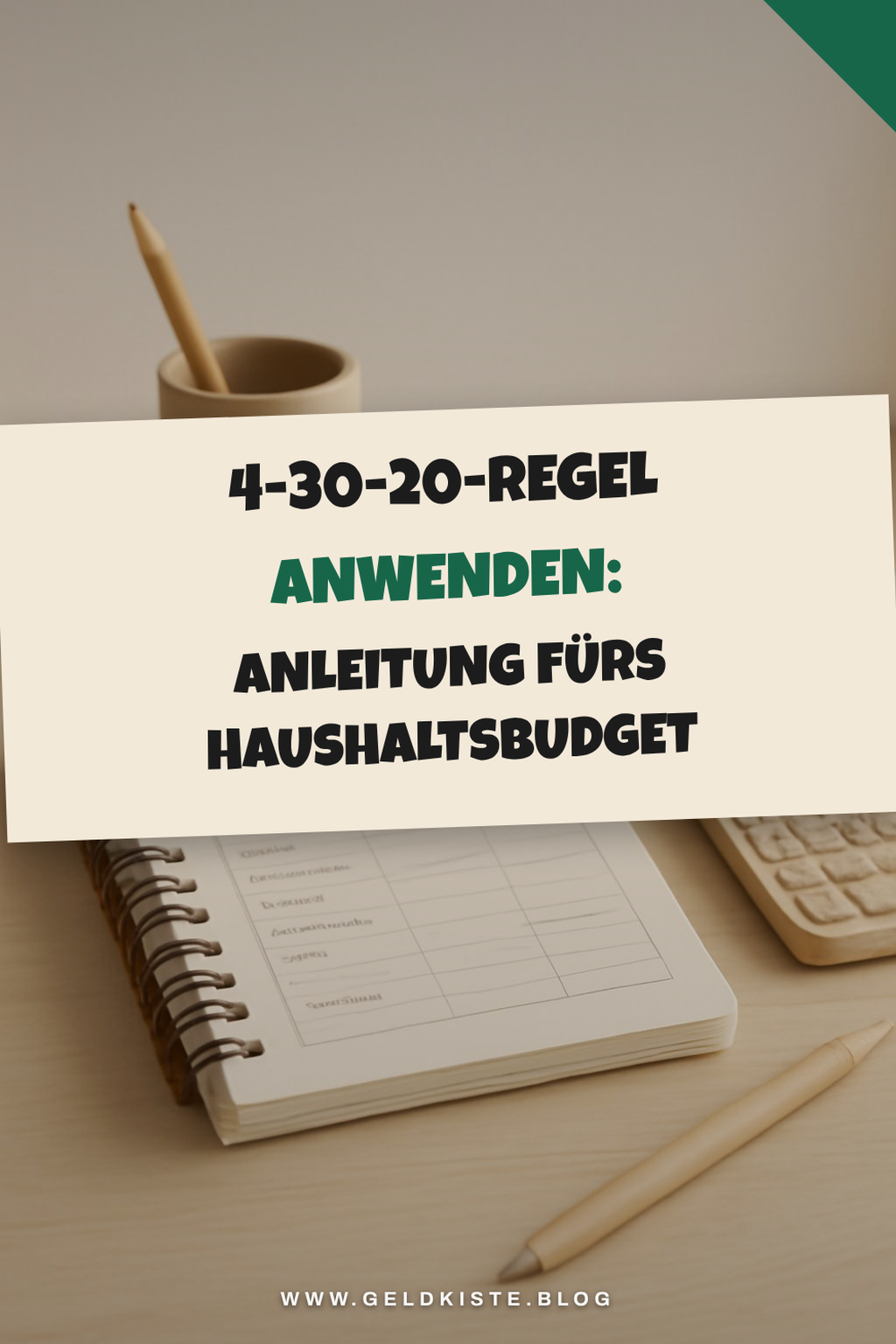 4-30-20-Regel anwenden: Anleitung fürs Haushaltsbudget — 50-30-20-Regel anwenden