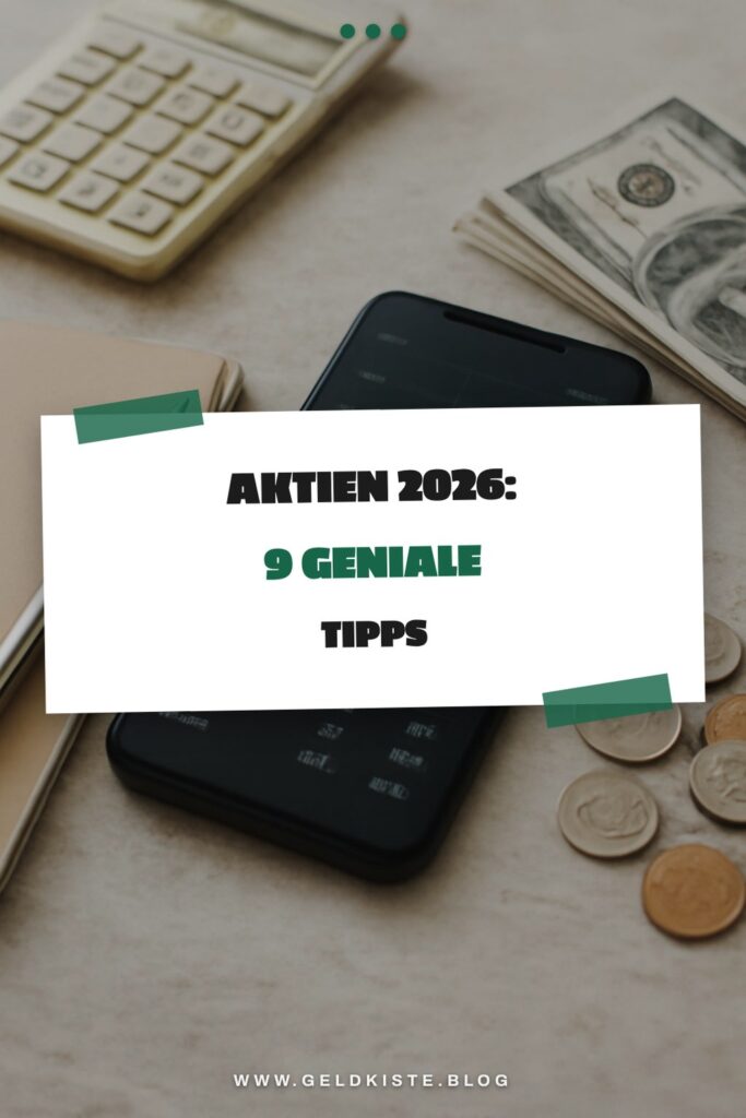 Aktien 2026: 9 geniale Tipps, die sofort wirken
