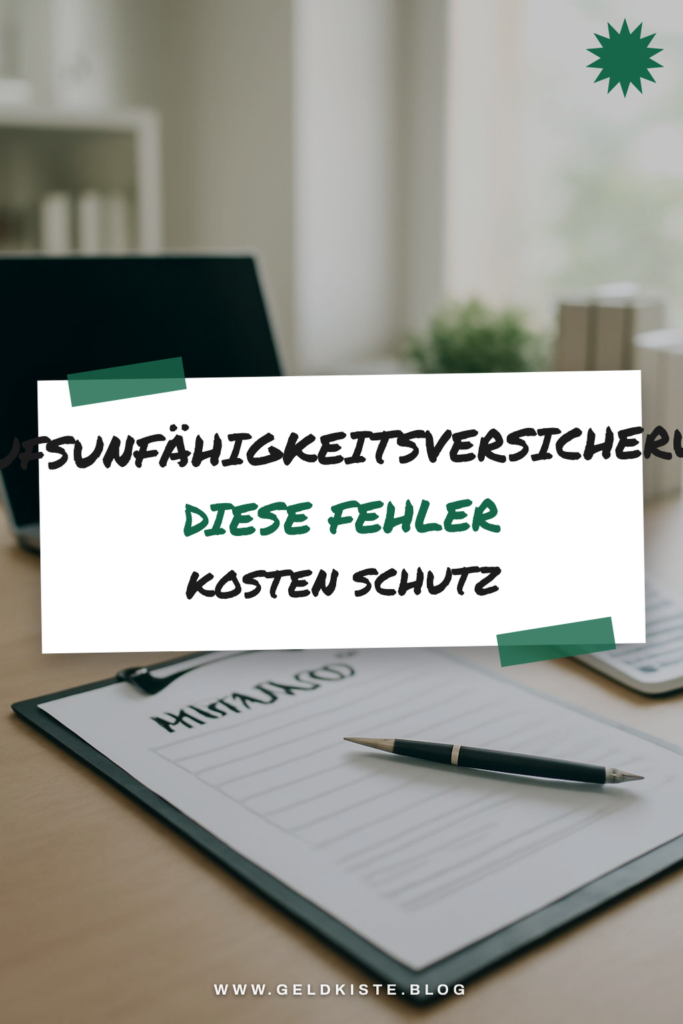 Berufsunfähigkeitsversicherung: Diese Fehler kosten Schutz