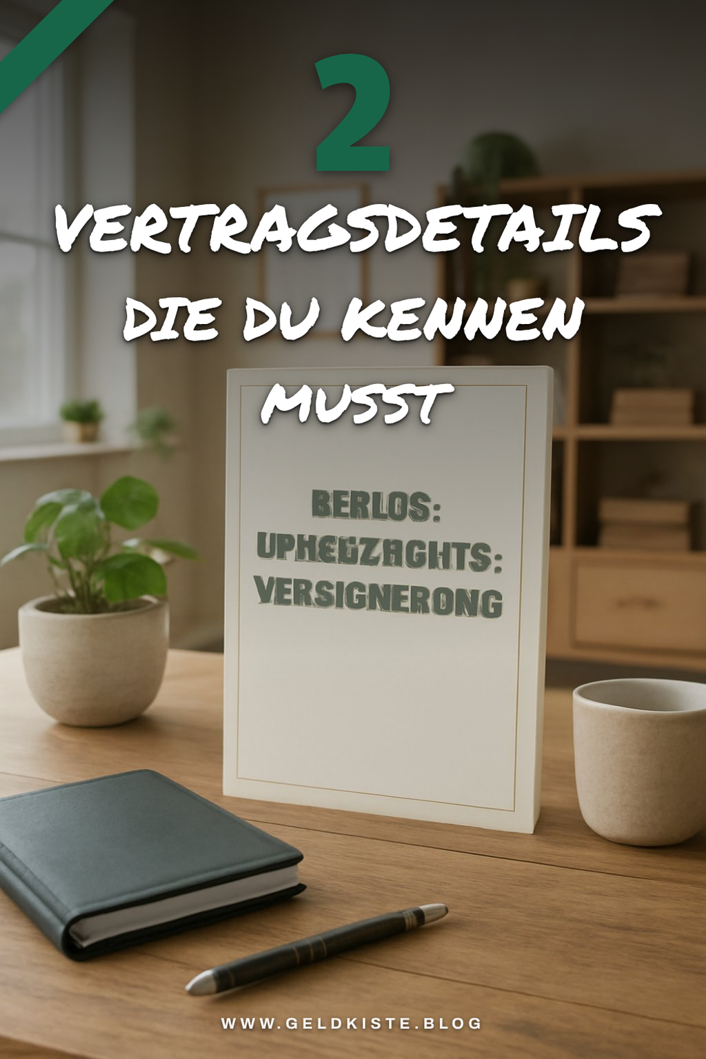 Wichtige Vertragsdetails beachten