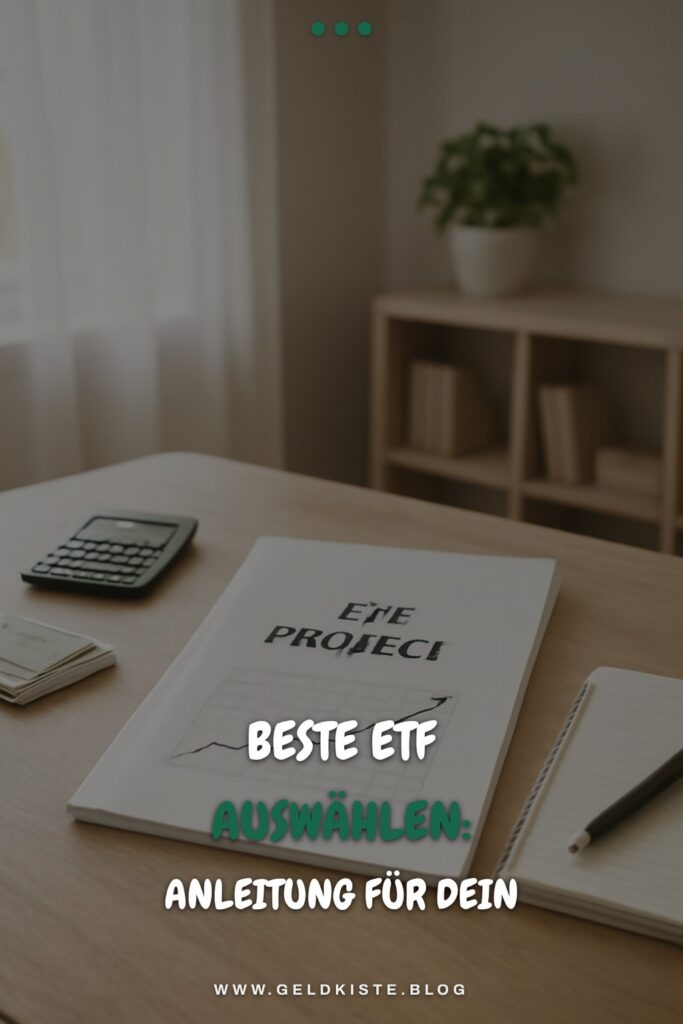 Beste ETF auswählen: Anleitung für dein erstes Depot