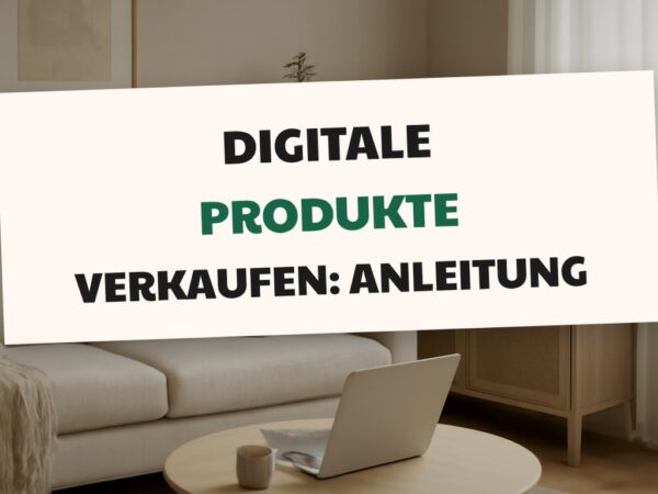 Digitale Produkte verkaufen: Anleitung für den Start