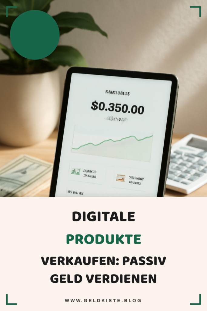 Digitale Produkte verkaufen: Passiv Geld verdienen im Schlaf