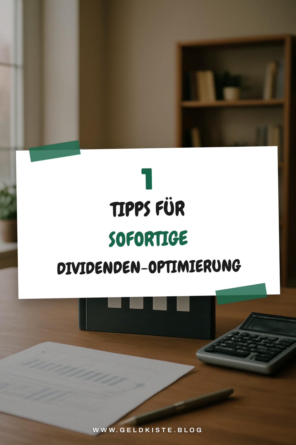 So maximierst du dein passives Einkommen mit Dividenden