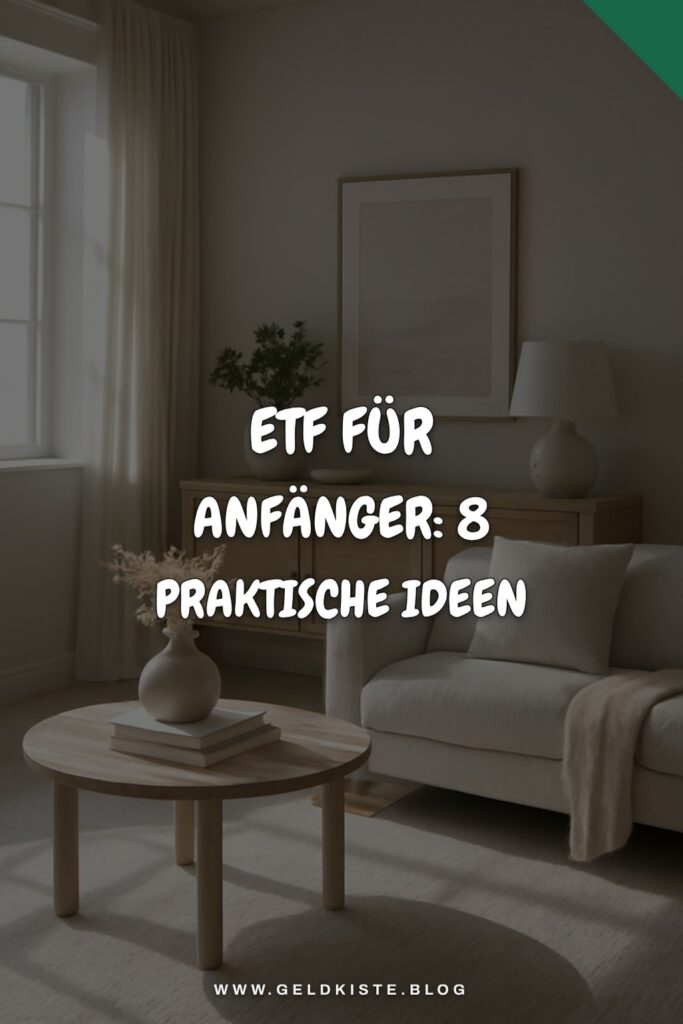 ETF für Anfänger: 8 praktische Ideen für den Alltag