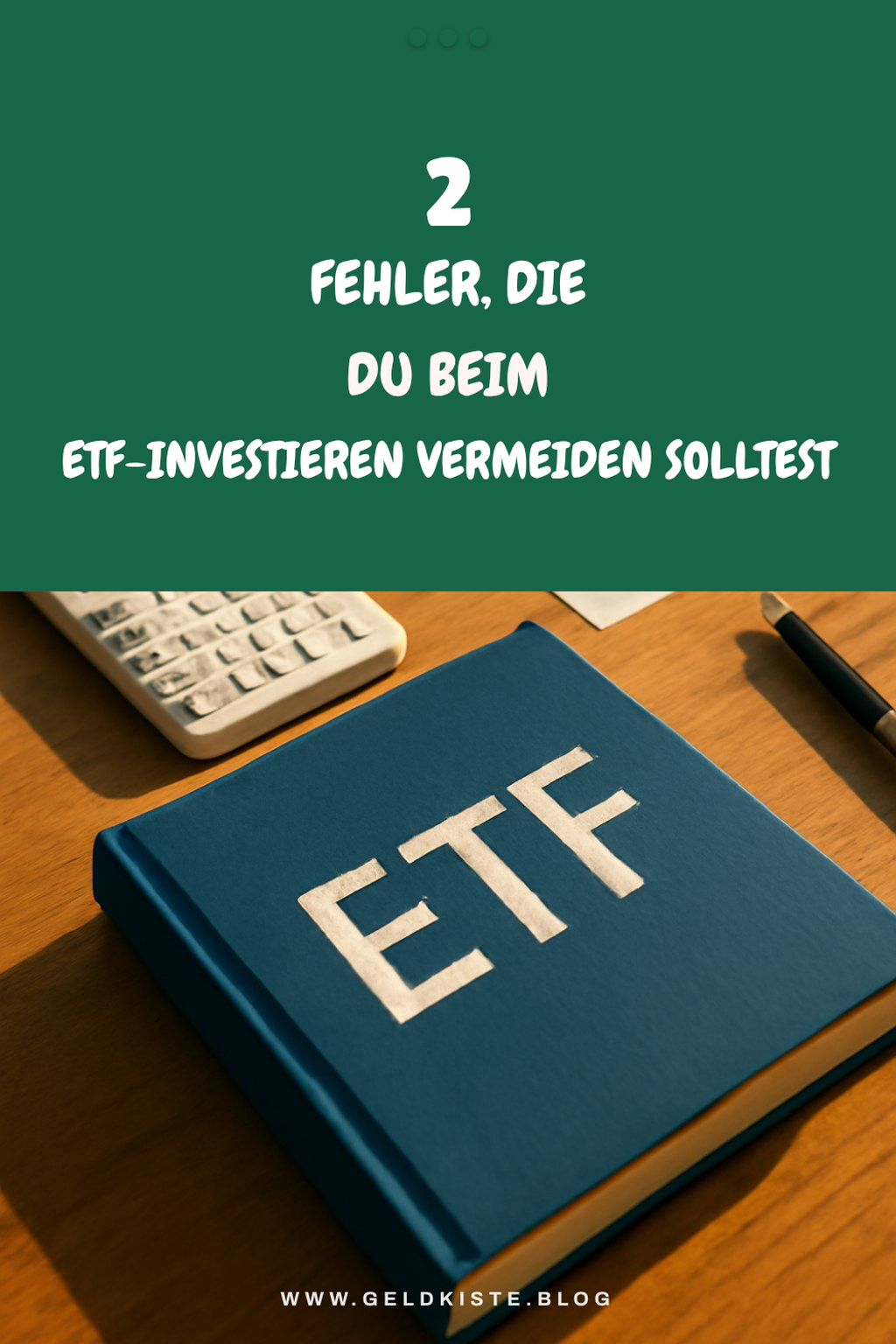 Häufige Fehler beim Investieren in ETFs vermeiden