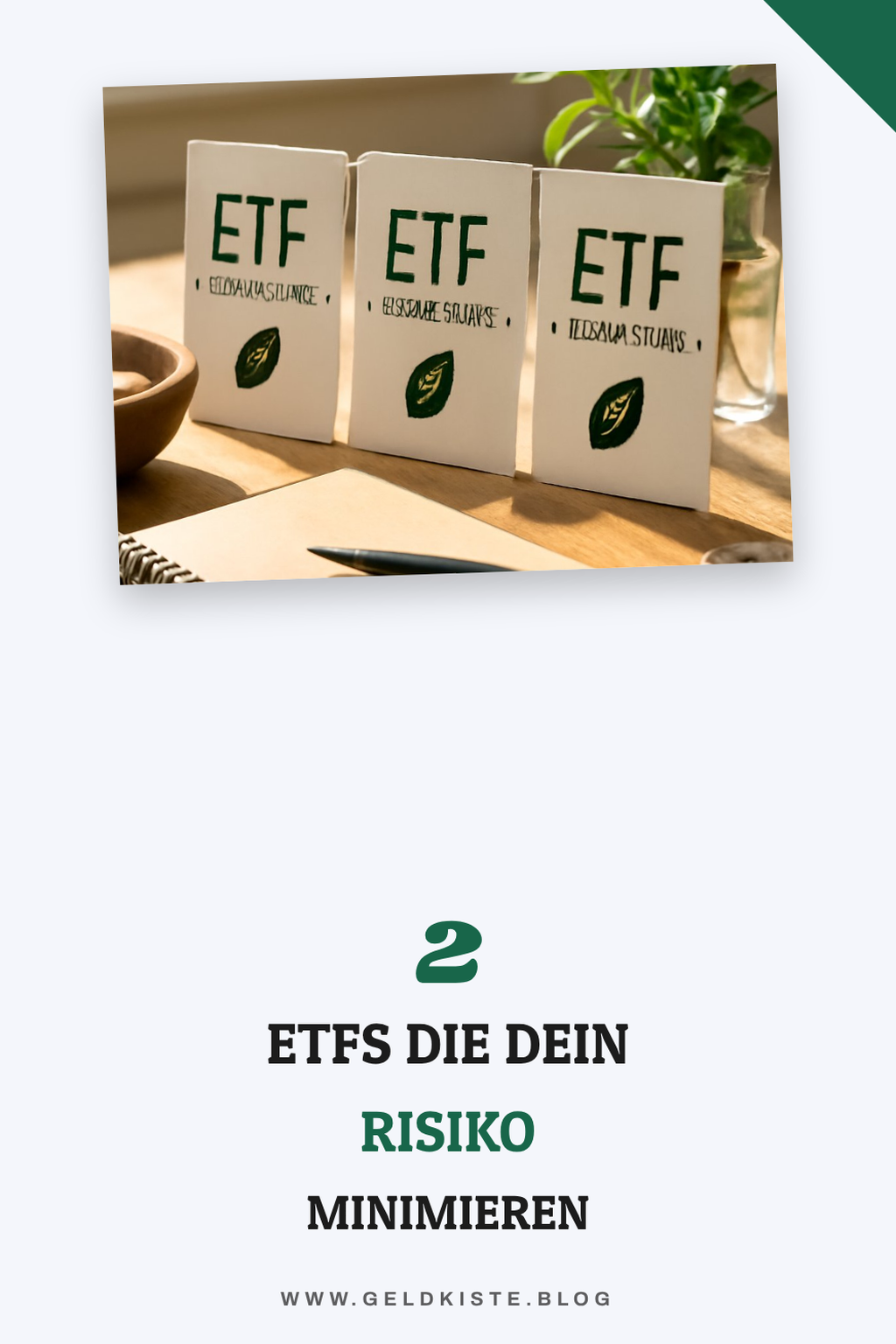 4 ETFs für risikobewusste Anleger