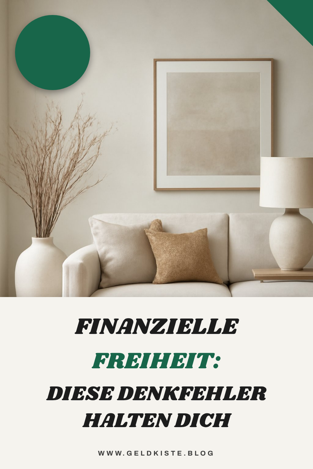 Finanzielle Freiheit: Diese Denkfehler halten dich arm — Problem-Szenario
