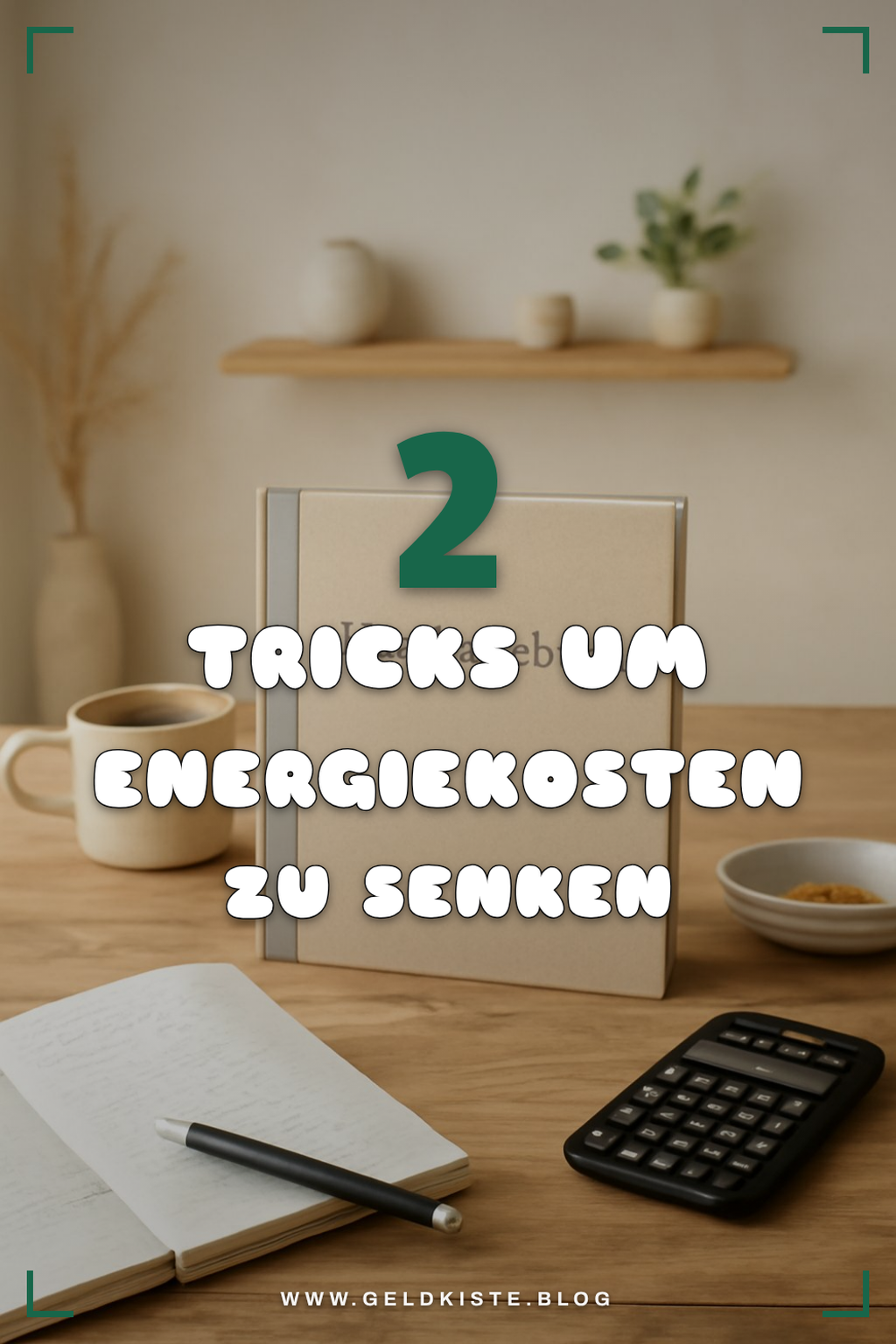 Energie- und Wasserkosten senken