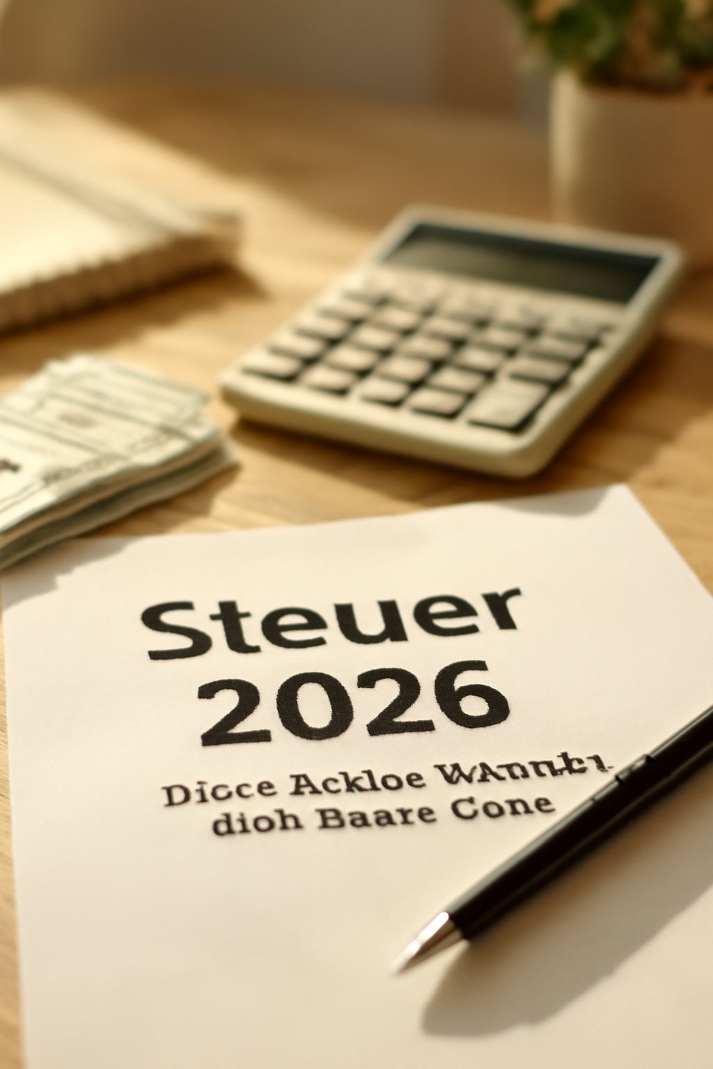 Steuer 2026: Diese Fehler kosten dich bares Geld — Hero-Aufnahme