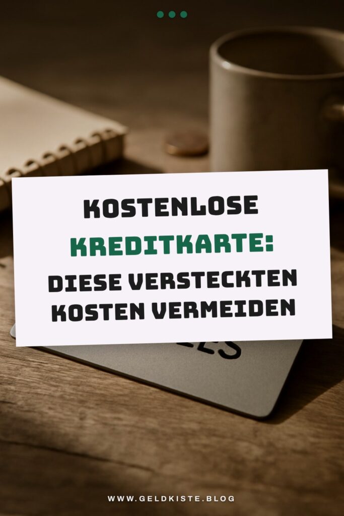 Kostenlose Kreditkarte: Diese versteckten Kosten vermeiden