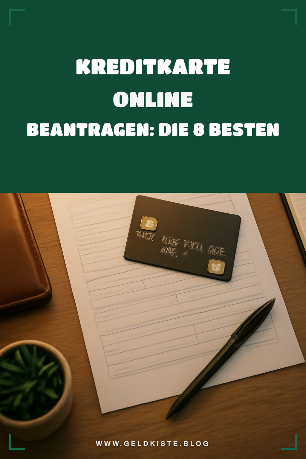 Kreditkarte online beantragen: Die 8 besten Anbieter