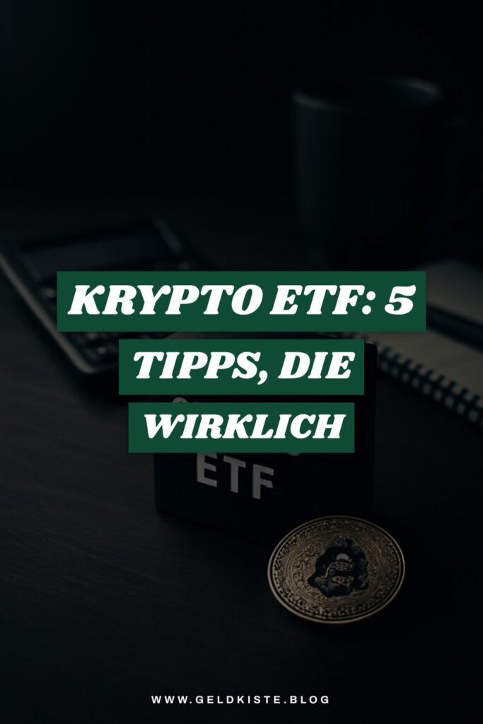 Krypto ETF: 5 Tipps, die wirklich funktionieren