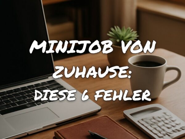 Minijob von Zuhause: Diese 6 Fehler kosten dich Geld