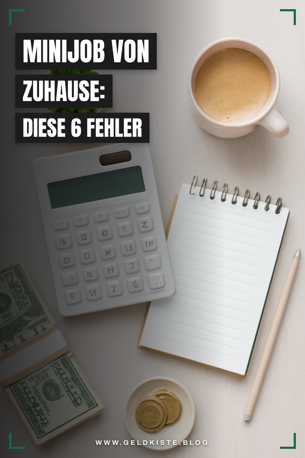 Minijob von Zuhause: Diese 6 Fehler kosten dich Geld — Problem-Szenario