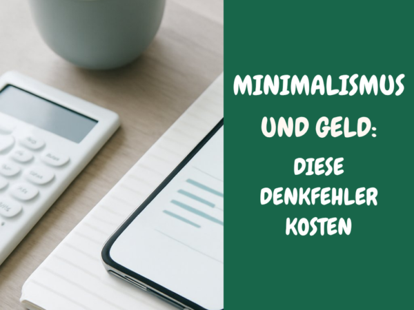 Minimalismus und Geld: Diese Denkfehler kosten dich Geld