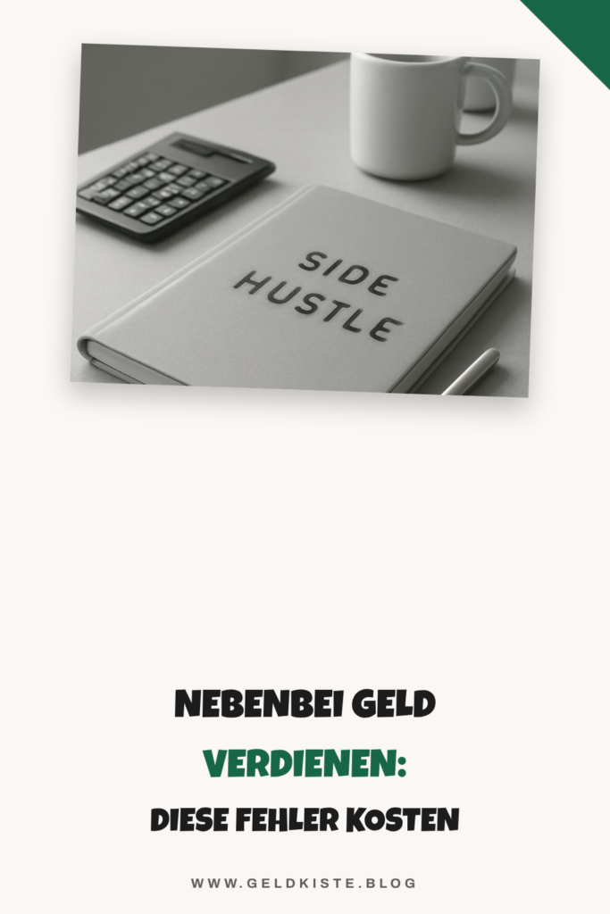 Nebenbei Geld verdienen: Diese Fehler kosten dich Zeit
