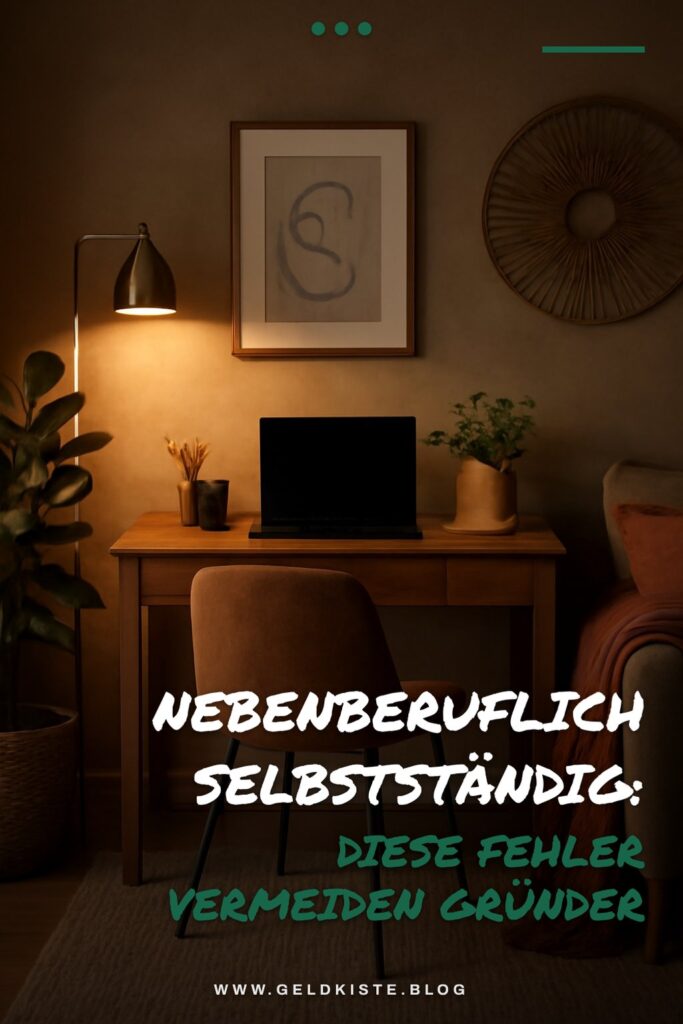 Nebenberuflich selbstständig: Diese Fehler vermeiden Gründer