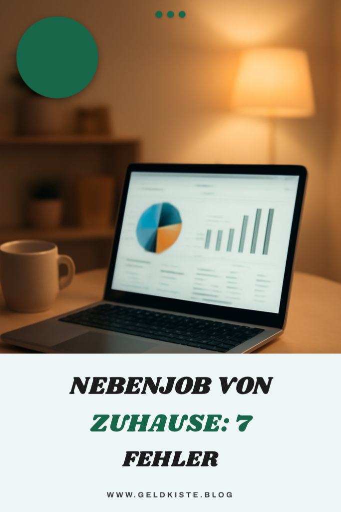 Nebenjob von Zuhause: 7 Fehler, die dich Geld kosten