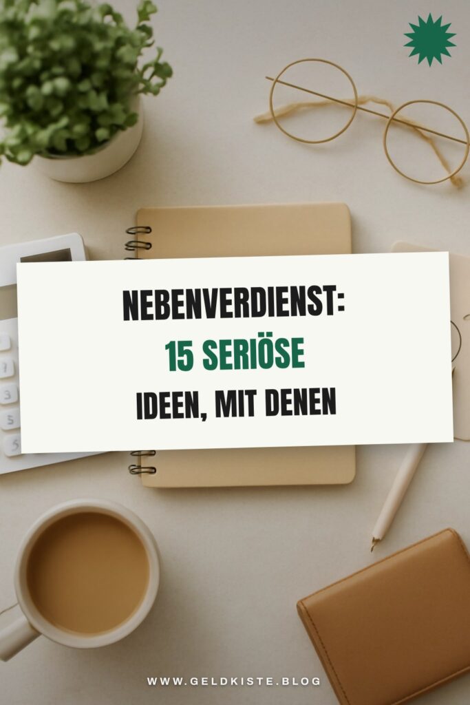 Nebenverdienst: 15 seriöse Ideen, mit denen du sofort startest