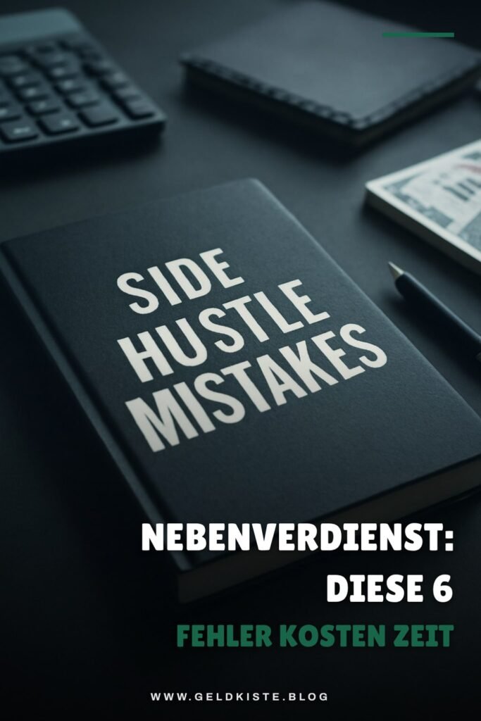 Nebenverdienst: Diese 6 Fehler kosten Zeit und Geld