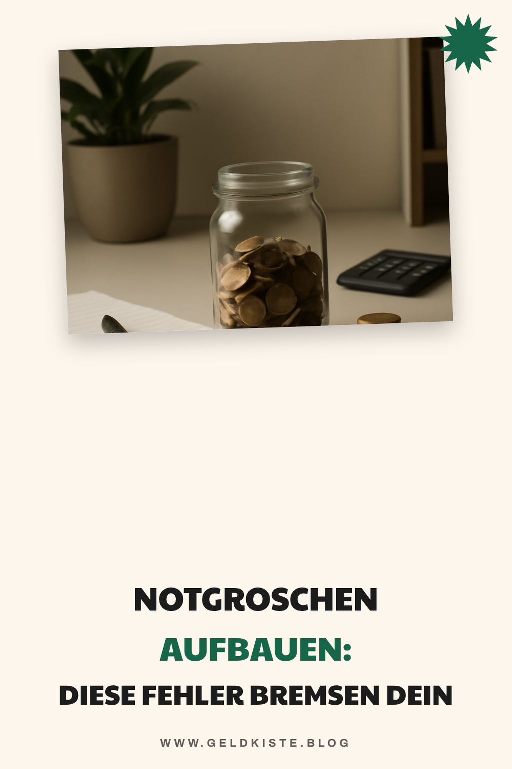 Notgroschen aufbauen: Diese Fehler bremsen dein Polster