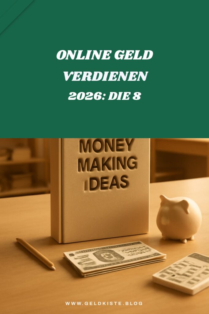 Online Geld verdienen 2026: Die 8 realistischsten Wege