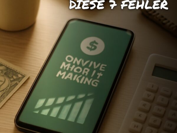 Online Geld verdienen: Diese 7 Fehler kosten dich Geld