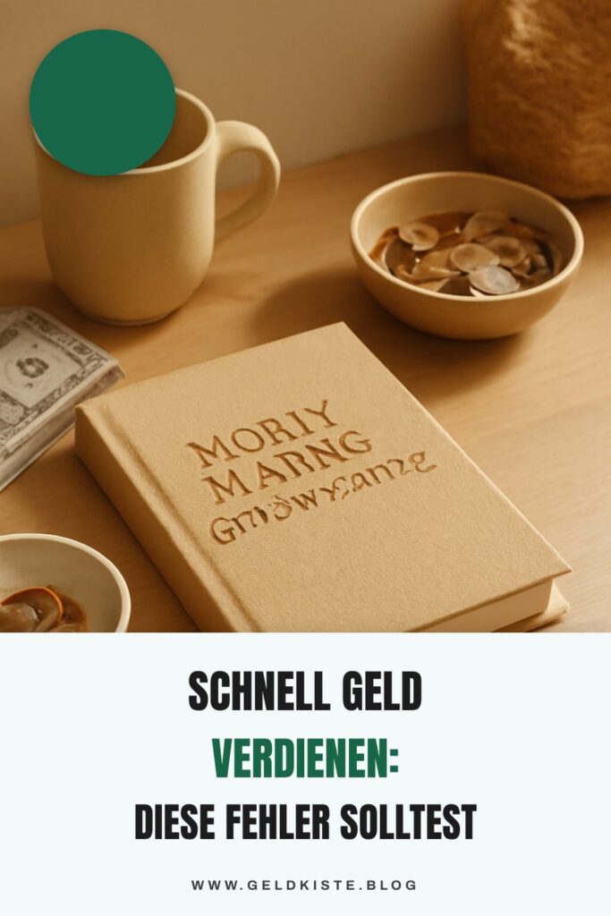 Schnell Geld verdienen: Diese Fehler solltest du vermeiden