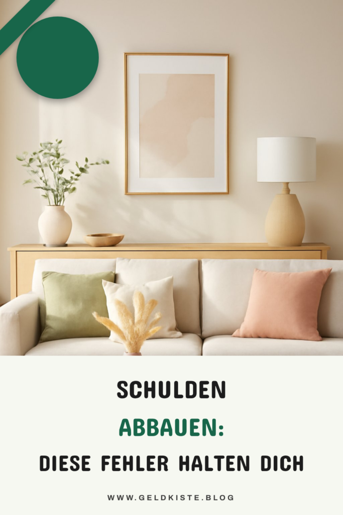Schulden abbauen: Diese Fehler halten dich in der Falle