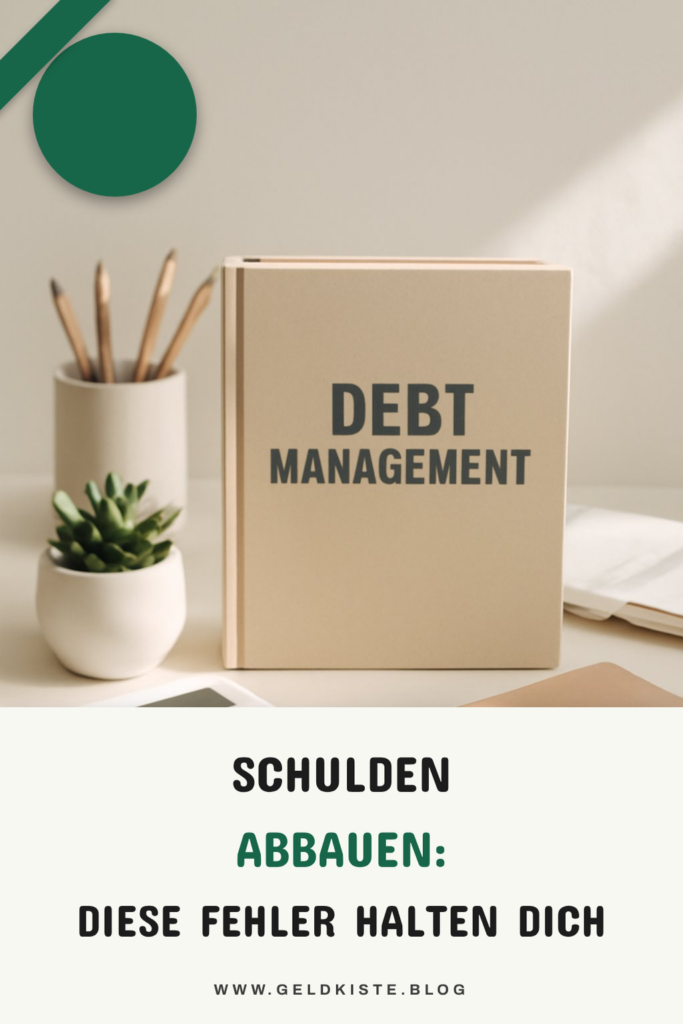 Schulden abbauen: Diese Fehler halten dich in der Falle