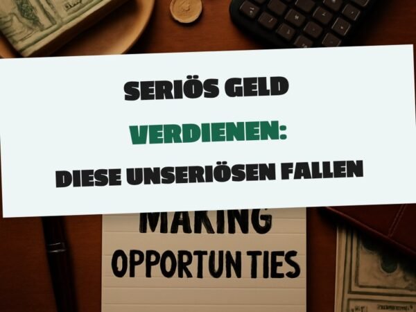 Seriös Geld verdienen: Diese unseriösen Fallen vermeiden