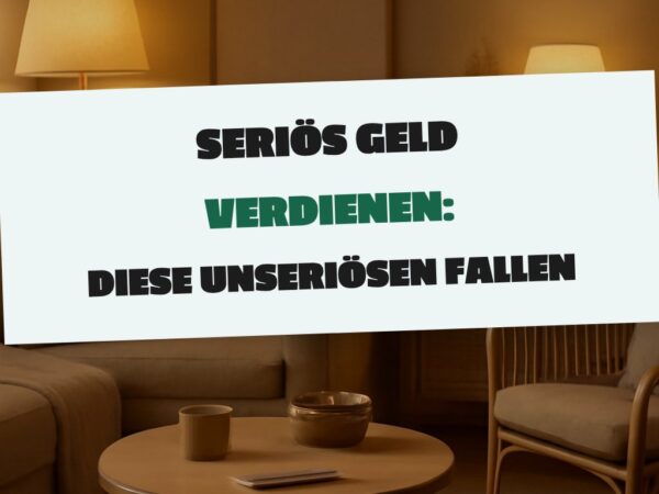 Seriös Geld verdienen: Diese unseriösen Fallen vermeiden
