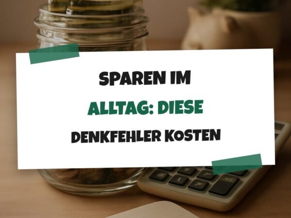 Sparen im Alltag: Diese Denkfehler kosten dich Geld