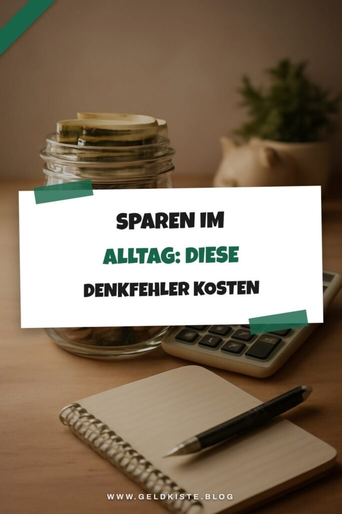 Sparen im Alltag: Diese Denkfehler kosten dich Geld