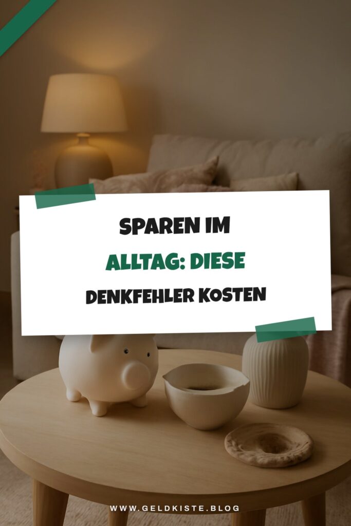 Sparen im Alltag: Diese Denkfehler kosten dich Geld