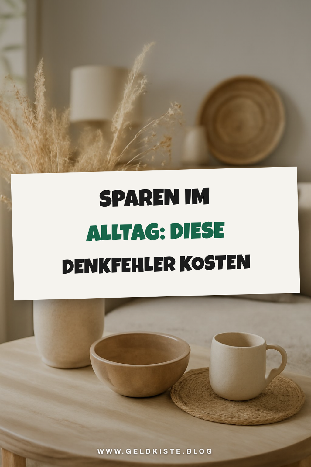 Sparen im Alltag: Diese Denkfehler kosten dich Geld — Problem-Szenario