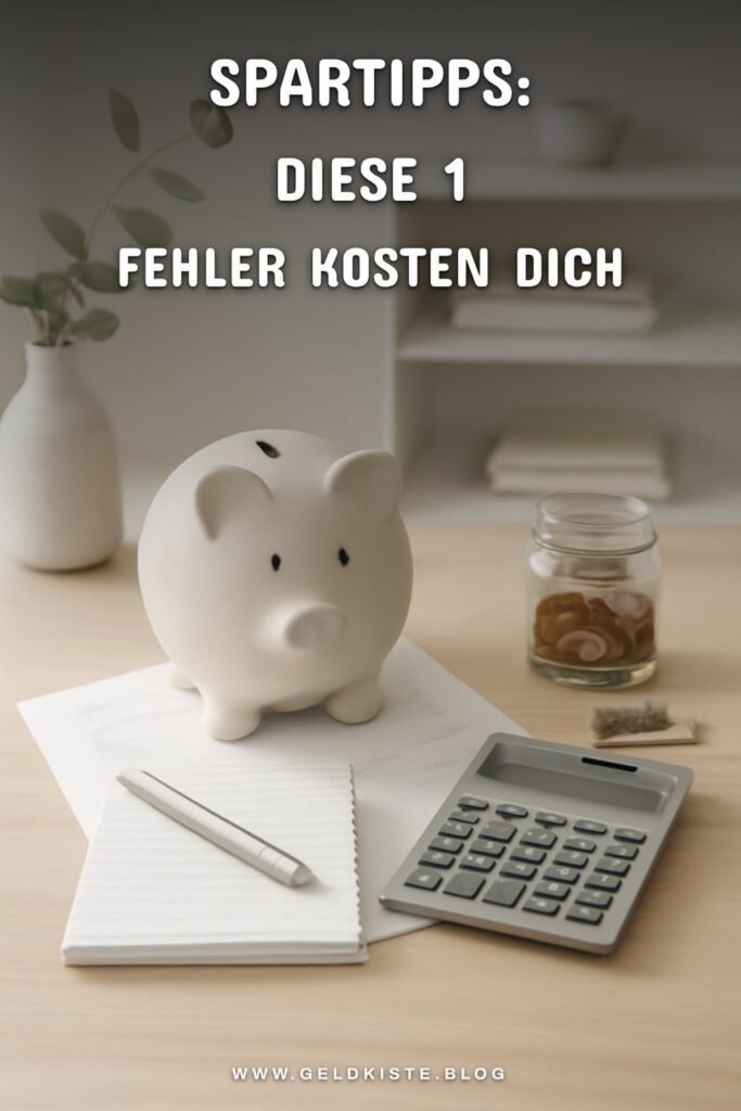Spartipps: Diese 1 Fehler kosten dich jeden Monat Geld
