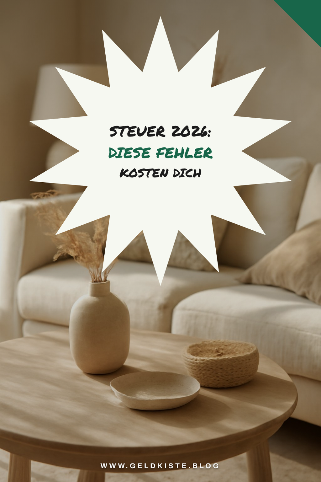 Steuer 2026: Diese Fehler kosten dich bares Geld — Problem-Szenario