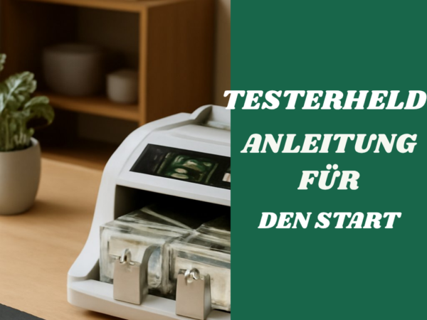 Testerheld: Anleitung für den Start als Produkttester