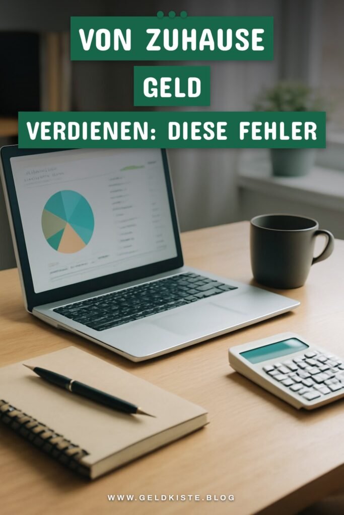 Von Zuhause Geld verdienen: Diese Fehler kosten dich Nerven