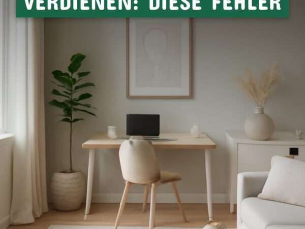 Von Zuhause Geld verdienen: Diese Fehler kosten dich Nerven