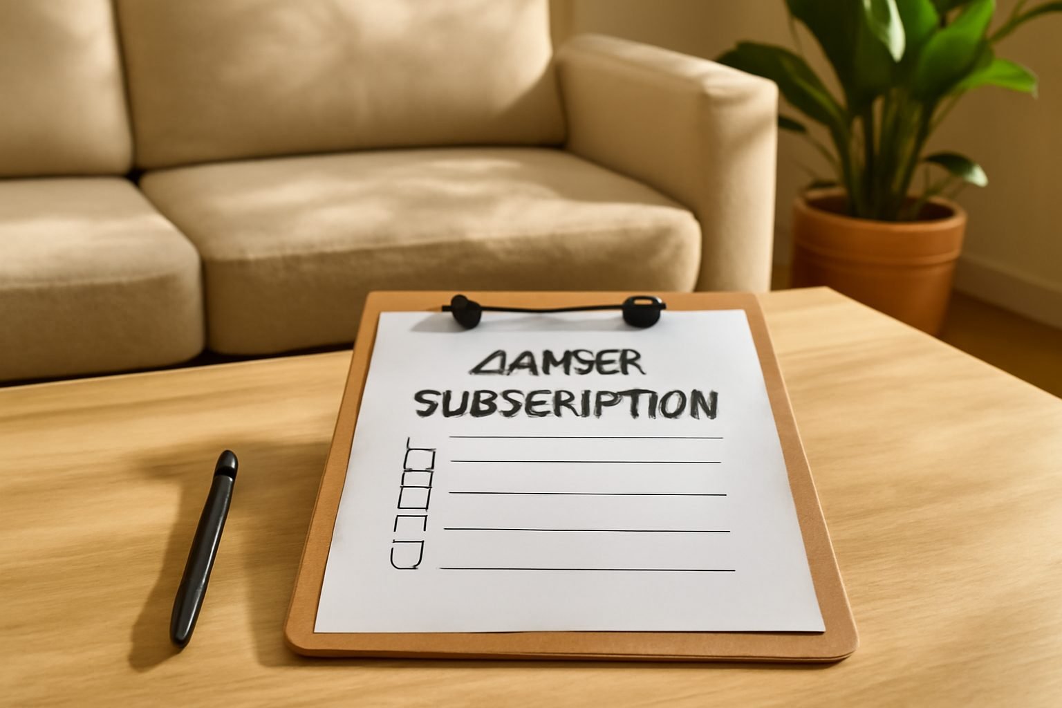 Abos zum Jahresende Kündigen Checkliste