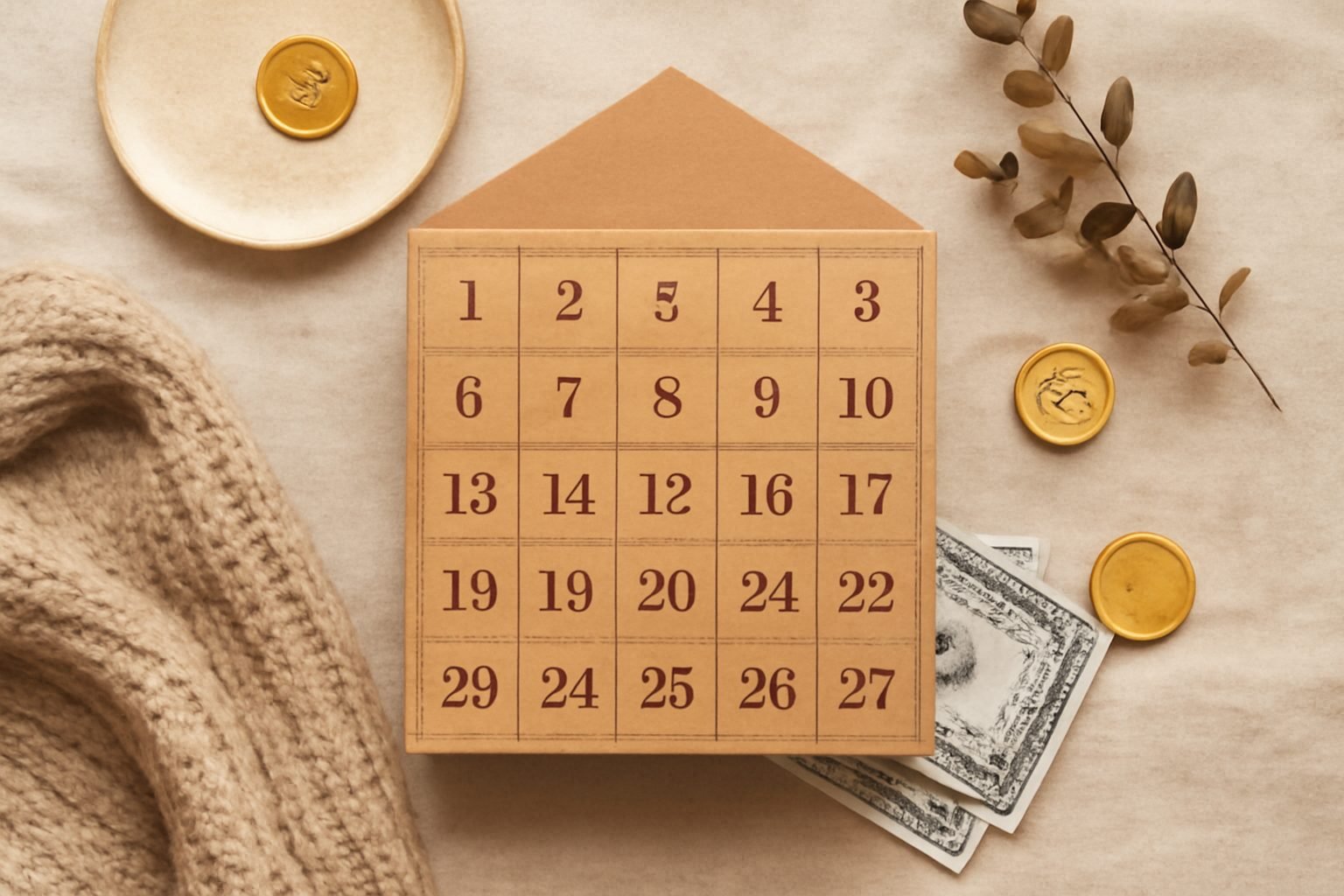 Adventskalender ohne Süßigkeiten günstig