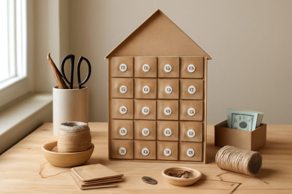 DIY Adventskalender aus Klopapierrollen