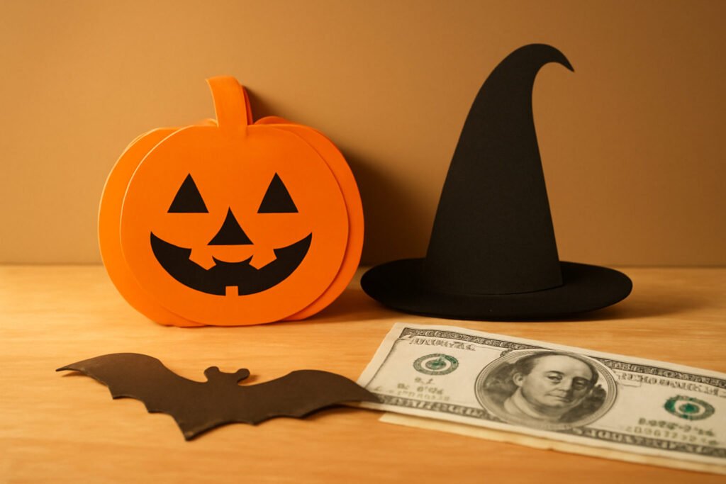 DIY Halloween Girlande aus Papier günstig
