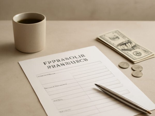 Finanzplaner Vorlage PDF — 8 Punkte zum Abhaken