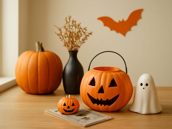 Halloween basteln Dekoration Fast kostenlos