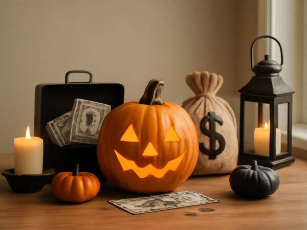 Halloween basteln Dekoration günstig — 10 Punkte zum Abhaken