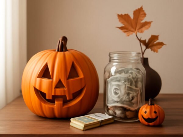 Halloween basteln Dekoration mit kleinem Budget